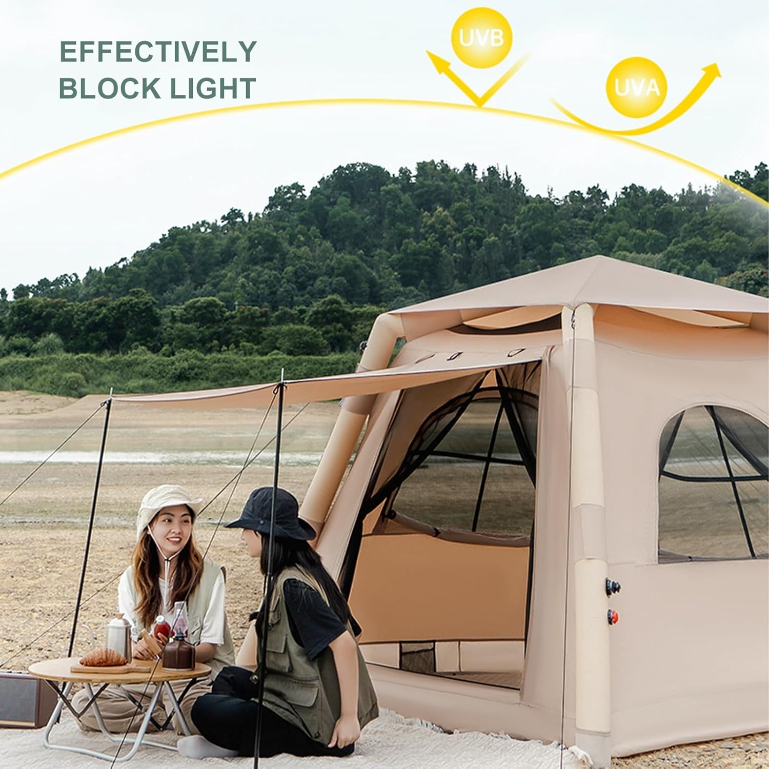 ONE STEP インフレータブルテント エアーテント 大型 テント 4人用 2人